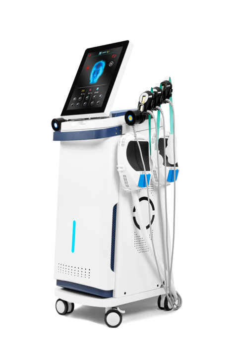 EMS Sculpting EMS Face RF High Frequency Facial Beauty Machine for Skin Tightening and Lifting Electromagnetic Facial Tightening
