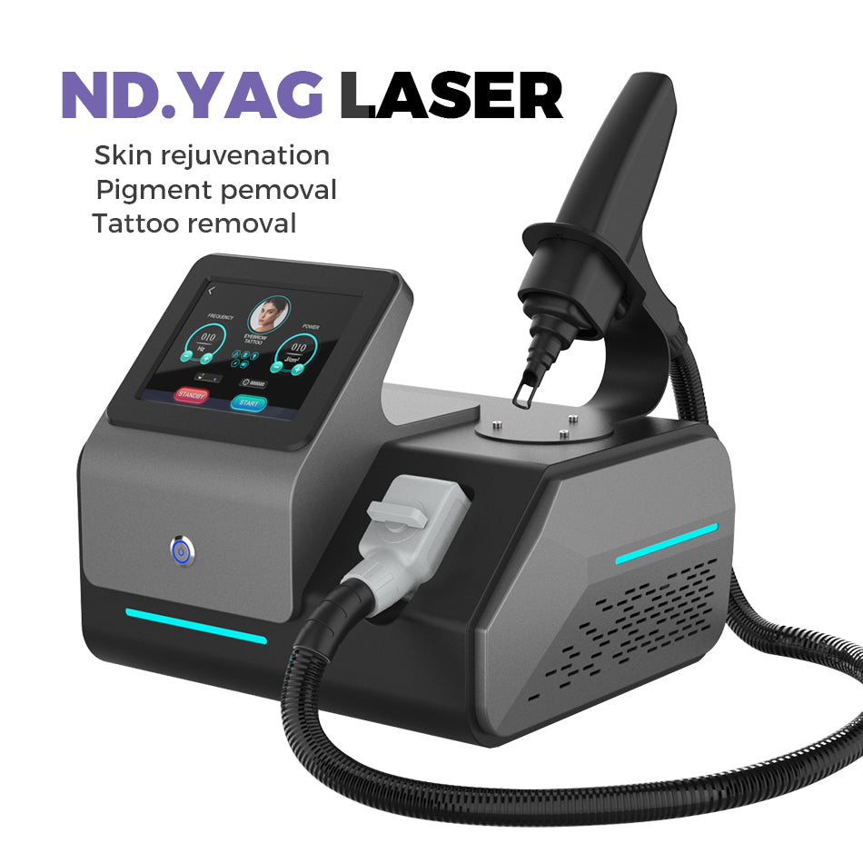 Portable 1064Nm 532Nm Remove Tattoo Machine Q Switched Nd Yag Tattoo Removal Machine
