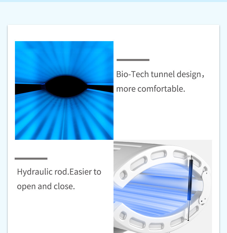 Manufacturer Wholesale Tanning Beds Lying Down Solarium Sunbed UV Tanning Sun Booth Tan Machine