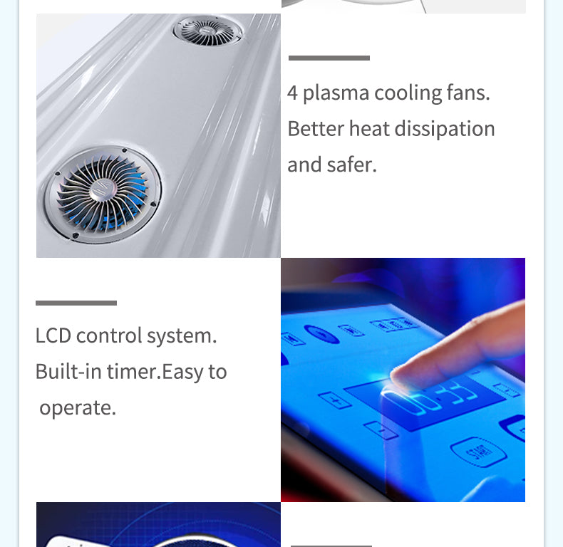 Manufacturer Wholesale Tanning Beds Lying Down Solarium Sunbed UV Tanning Sun Booth Tan Machine