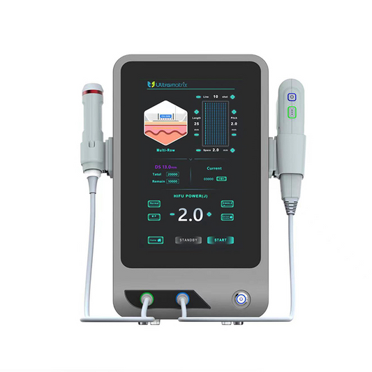 New Style 2 in 1 Focused RF & 3D Hifu Skin Lift Anti-aging Facial Lifting Anti Wrinkle Machine 12 lines